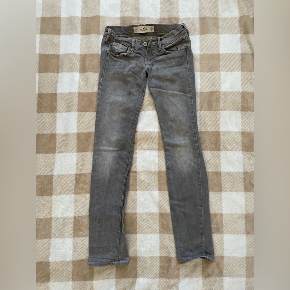 Hollister 0 Short Gray Skinny Jeans